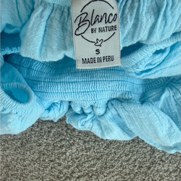 Light Blue Ruffle Skirt Set - Women's Two-Piece - Picture 4 of 4